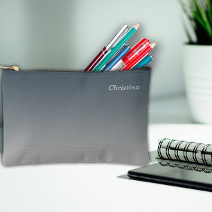 School Black Ombre Individuelle Name Zubehörtasche