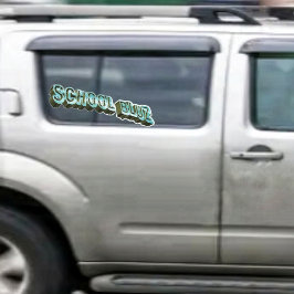 School Bluz-3D Fensteraufkleber