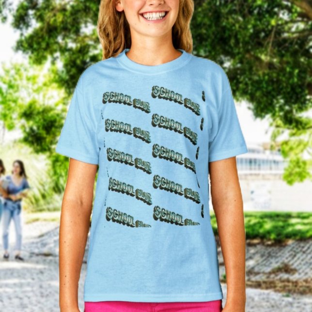 School Bluz-3D T-Shirt (This School Bluz-3D T-Shirt, comes in a variety of colors, and sizes!)