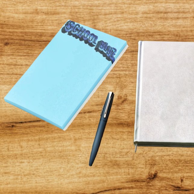 School Bluz-3DII Post-it Klebezettel (Post-it-notes with bold, personality, and style!)