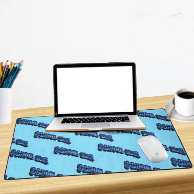 School Bluz-3DII Schreibtischunterlage (A desk mat should reflect your own expressive, personality!)
