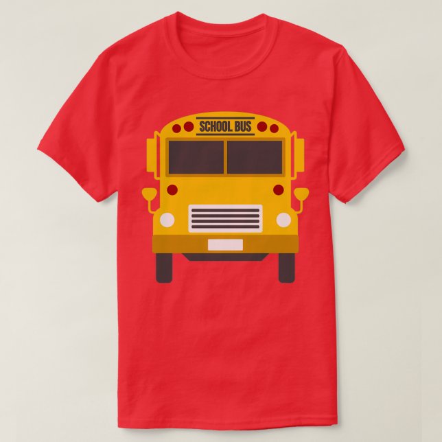 School Bus Drive Back To School 1 T-Shirt (Design vorne)