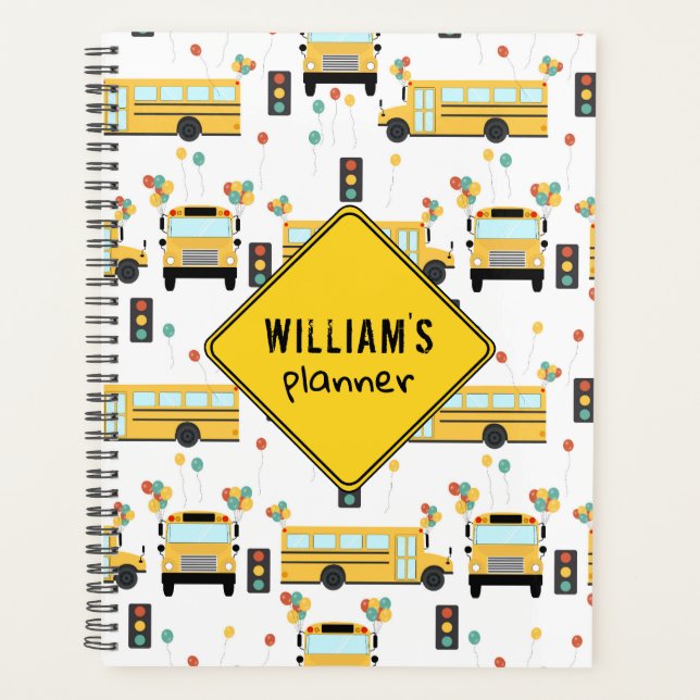 School Bus Party School Monthly (Devant)