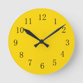 School Bus Yellow Kitchen Wall Clock Runde Wanduhr