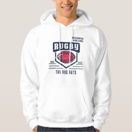 School Club Team League Name Year Rugby Hoodie