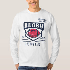 School Club Team League Name Year Rugby T-Shirt
