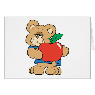School Days Apple Teddy Bär