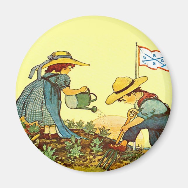 School Garden Army - Magnet (Vorne)