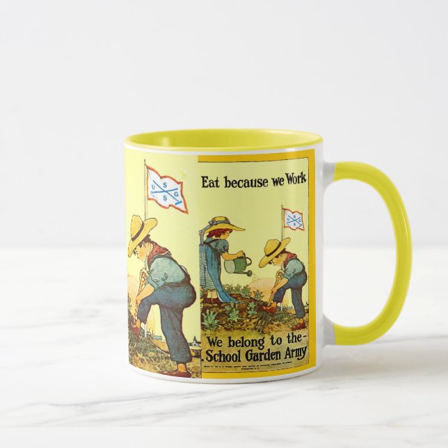 School Garden Army - Tasse (Rechts)