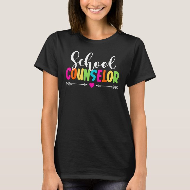 School Guidance Counselor Appreciation Back To Sch T-Shirt (Vorderseite)