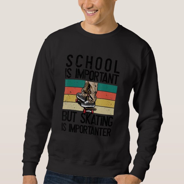 School is important_4 sweatshirt (Vorderseite)