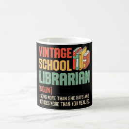 School Librarian Pronunciation Funny Kaffeetasse