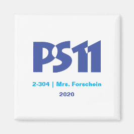 School logo Simple Magnet