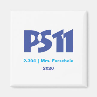 School logo Simple Magnet