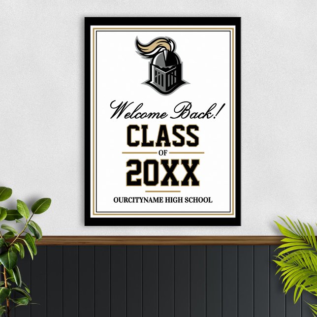 School Mascot Class Reunion Welcome Poster (Von Creator hochgeladen)