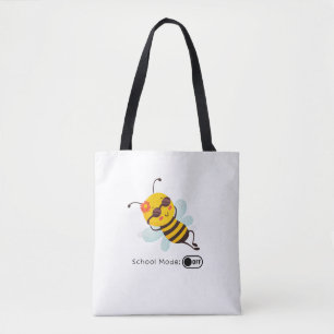 "School Mode: OFF - Chillin' Bee" Tasche