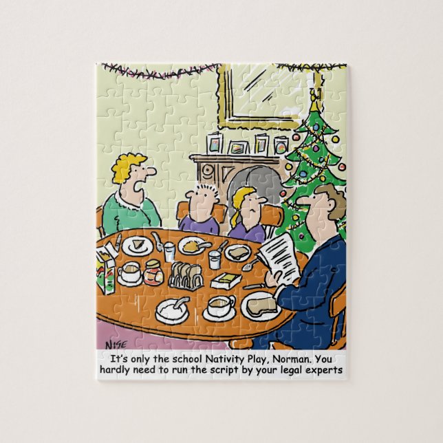 School Nativplay Script Legal Karo Cartoon (Vertikal)