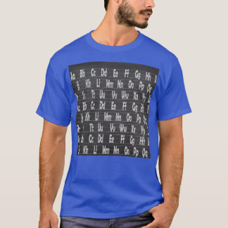 School Neck Gaiter Chalkboard Alphabet Neck Gator T-Shirt