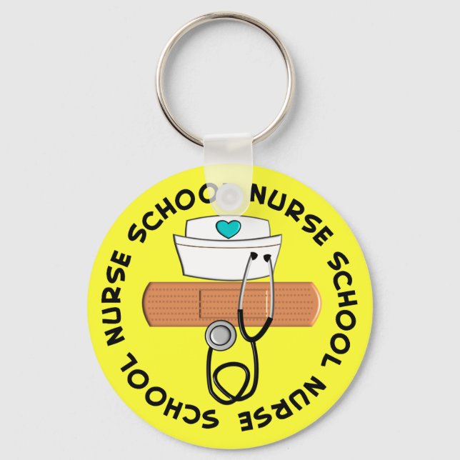 School Nurse Keychains Schlüsselanhänger (Vorderseite)