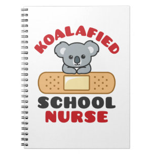 School Nurse Koala Koalafied Notizblock