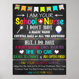 School Nurse Office Decor Poster