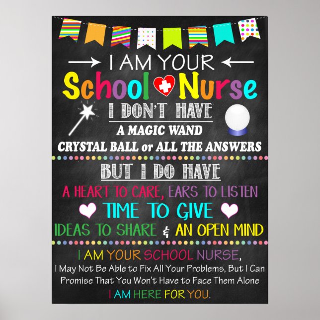 School Nurse Office Decor Poster (Vorne)