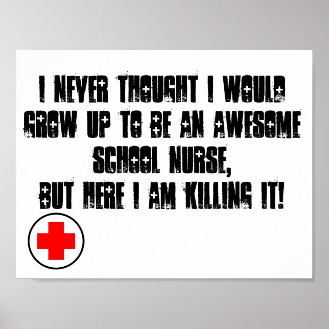 School Nurse Poster (Vorne)