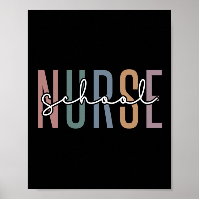 School Nurse | School Nurse RN appreciation gifts Poster (Vorne)