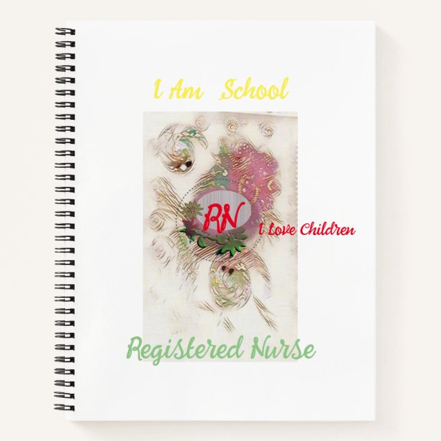 School Nurse Spiral Notebook Notizbuch (Vorderseite)