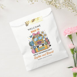 School’s Back Bash! Editable End of Summer Party Geschenktütchen