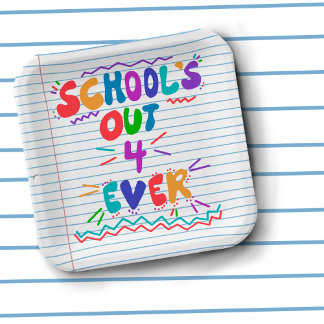 School’s Out Forever Loose Leaf Paper Pappteller