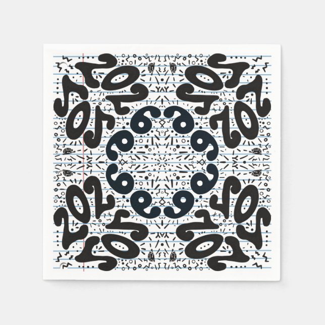 School’s Out Forever Loose Leaf Paper Serviette (Vorderseite)