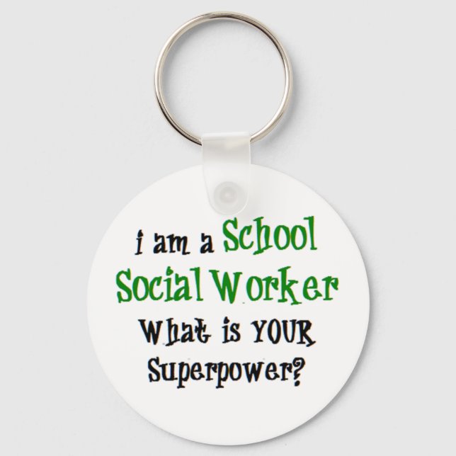 school social worker schlüsselanhänger (Vorderseite)