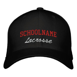 School Spirit Lacrosse - bestickter Hut