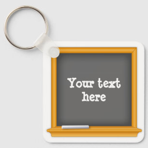 School Spirit Mini Chalkboard Schlüsselanhänger