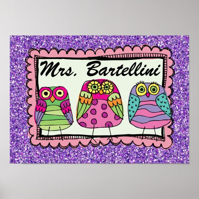 School / Teacher / Classroom Poster - SRF (Vorne)