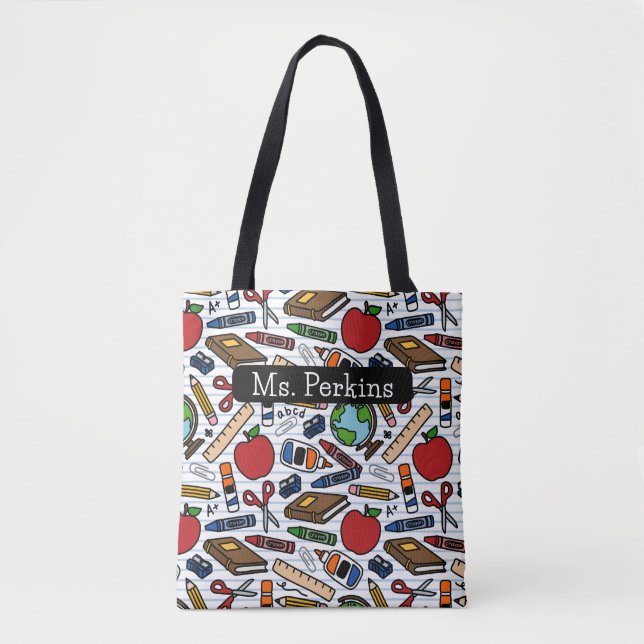 School Teacher Tote Bag Tasche (Vorderseite)