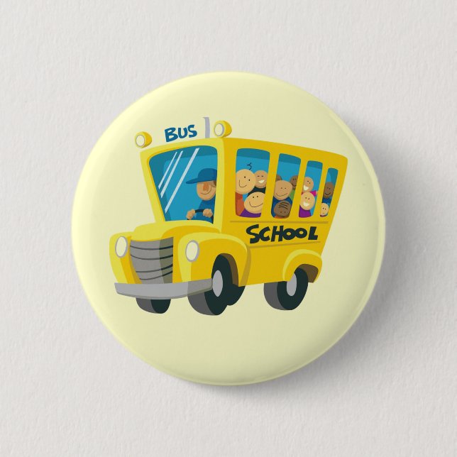 Schoolbus - button (Vorderseite)