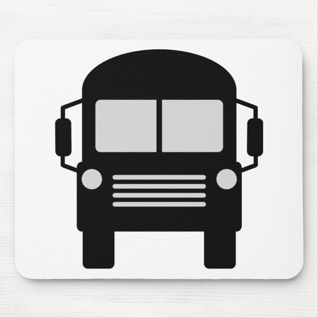 schoolbus Ikone Mousepad (Vorne)