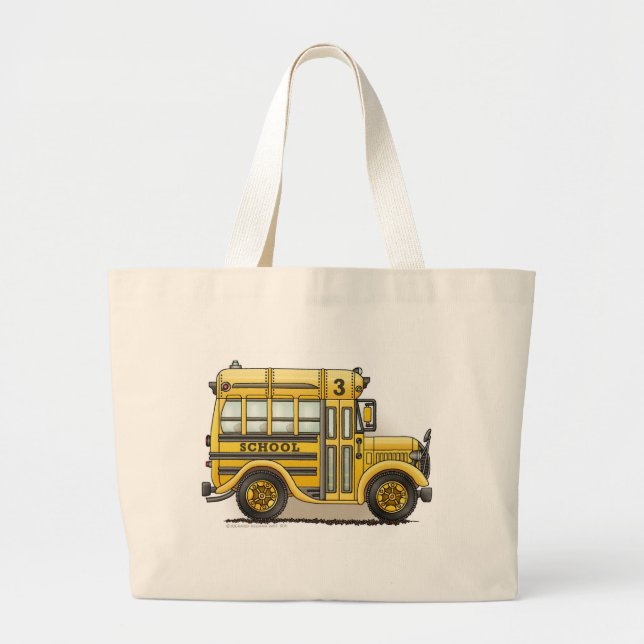 Schoolbus Taschen/Taschen Jumbo Stoffbeutel (Vorne)
