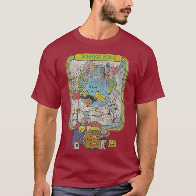 Schoolhouse Rock Science Rock T-Shirt (Vorderseite)