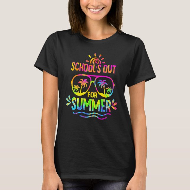 Schools Out For Summer Last Day Of School Teacher  T-Shirt (Vorderseite)