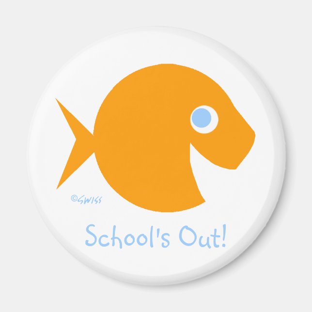School's Out Last Day of Year Magnet for Kids (Vorne)