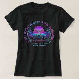 School's Out Synthwave Sommer-T-Shirt T-Shirt