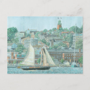 Schooner in Casco Bay Postkarte