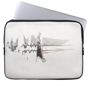 Schöoner mit zwei Masten mit Dory von Winslow Home Laptopschutzhülle