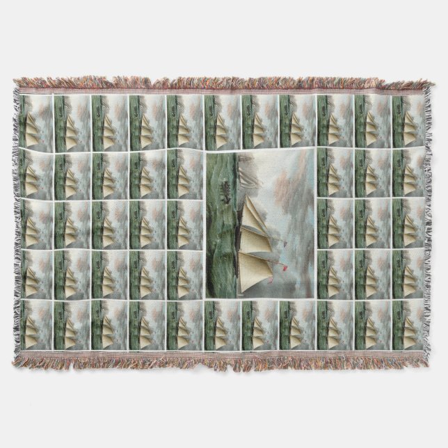 Schooner Mohawk von Sandy Hook Lighthouse Decke (Vorderseite)