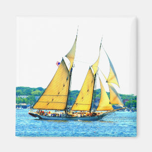 Schooner segeln magnet
