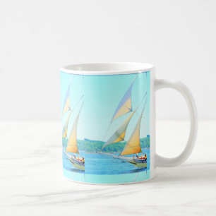 Schooner segelt Tasse
