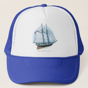 Schooner-Yacht "Amerika", 1851 Truckerkappe